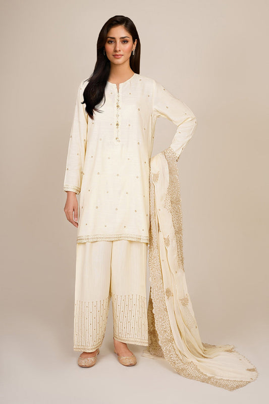 RAW SILK  |  EMBROIDERED