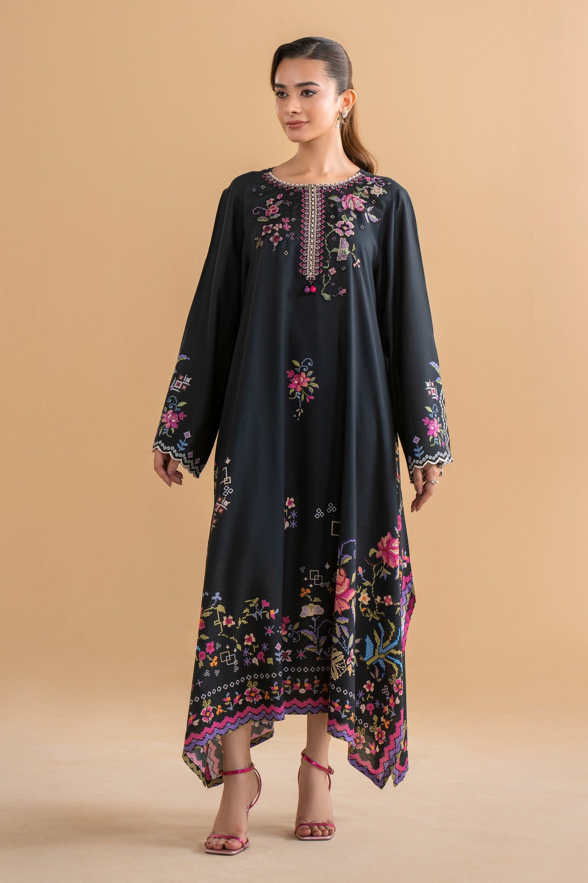 RAW SILK | EMBROIDERED