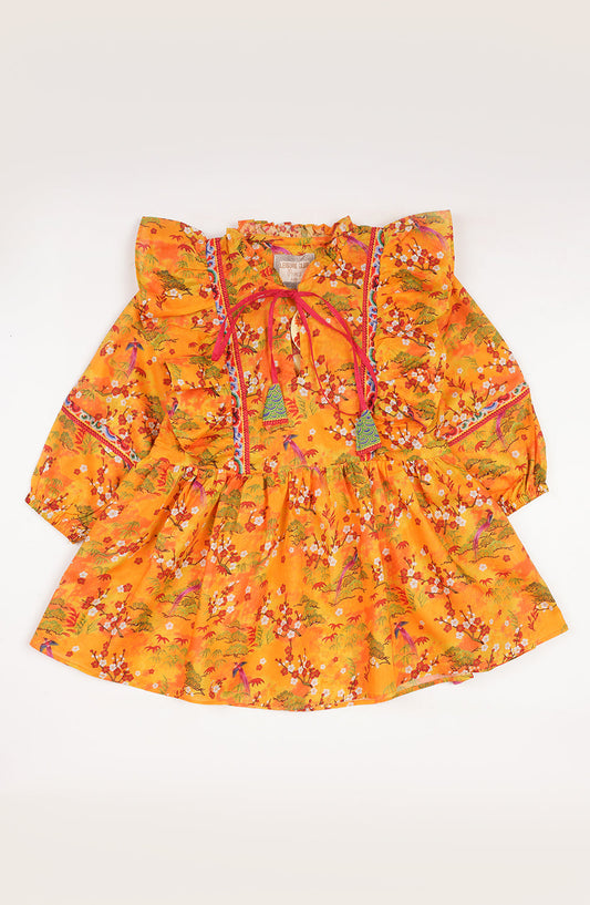 Girls Chinese Garden 2 Piece Suit - LCP734125IF