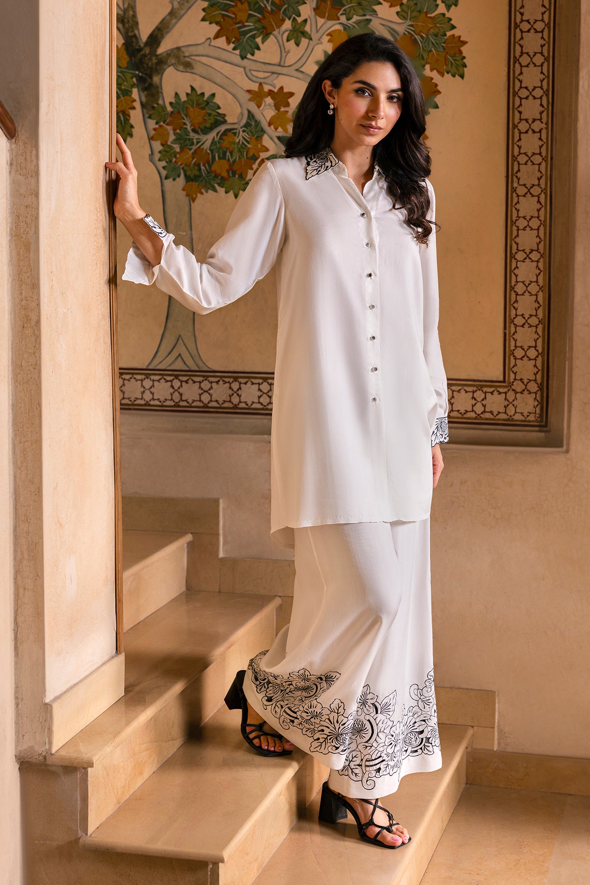 PURE SILK  |  EMBROIDERED