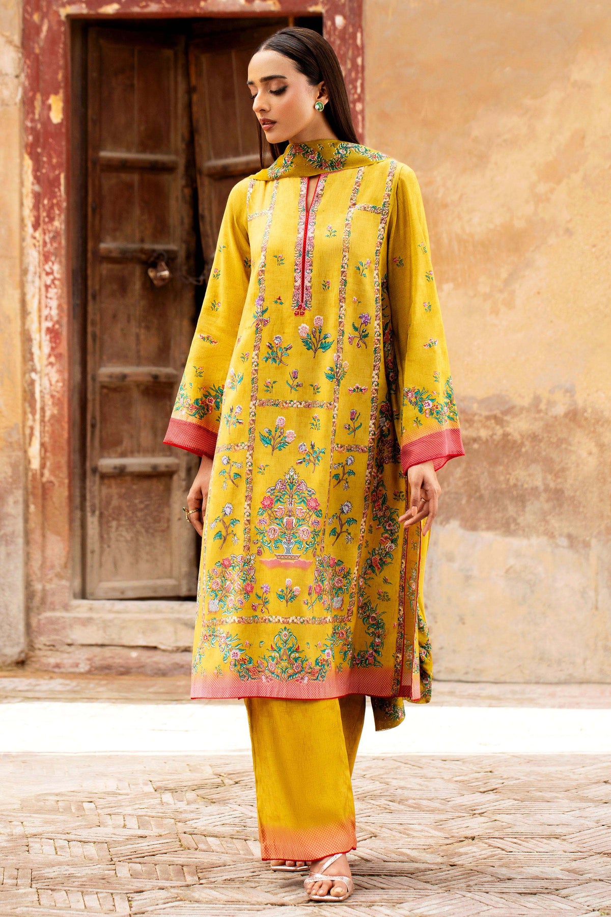 KHADI SILK | HAND SCREEN PRINTED