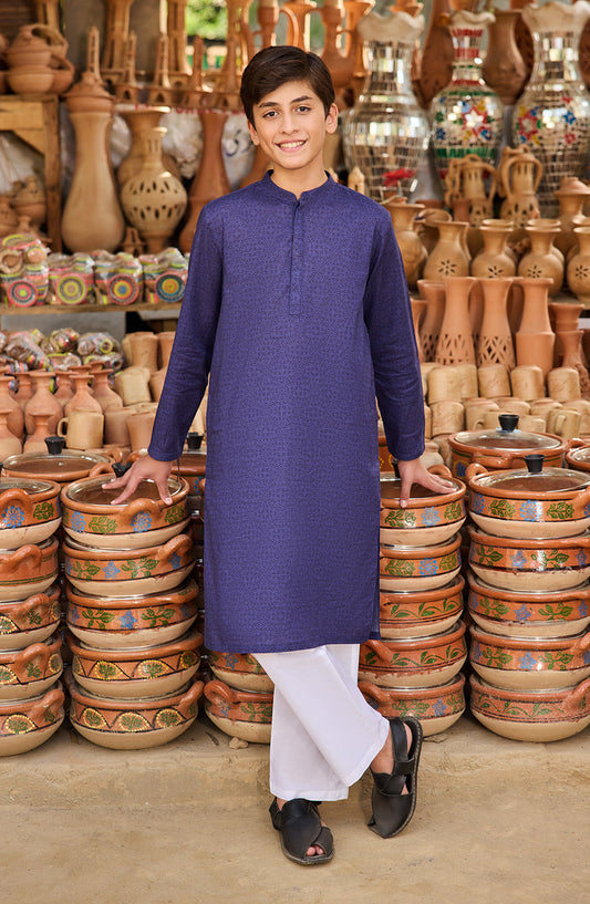Boys Printed Kurta - SBK318425