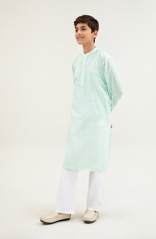 Boys Band Printed Kurta - SBK705125