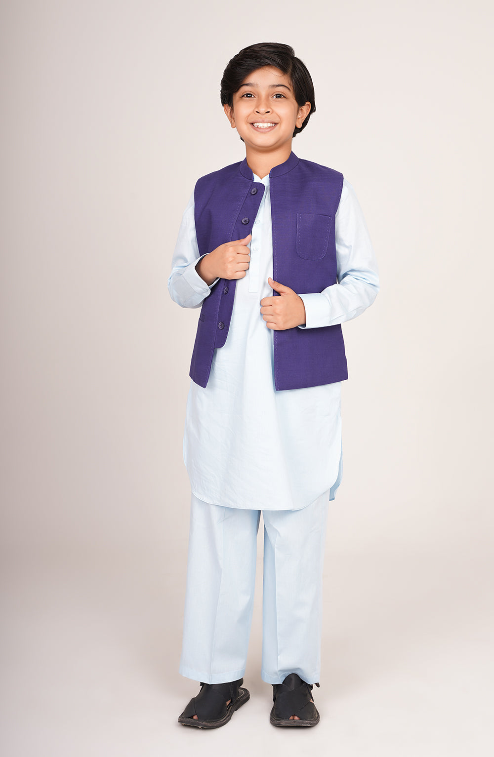 Boys Khaddar WaistCoat - SBWC801225