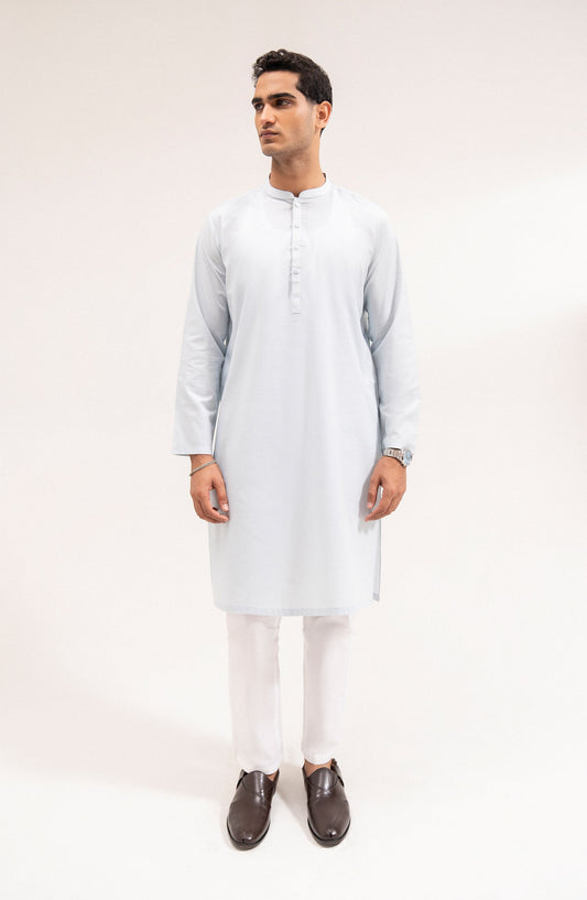 Men's Cotton Plain Kurta - SMK719B125