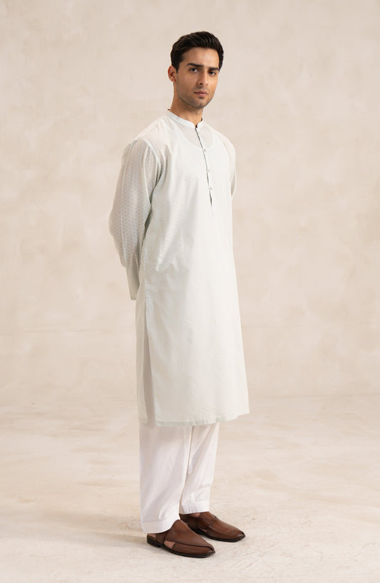 Men's Jacquard Kurta - SMK720C125
