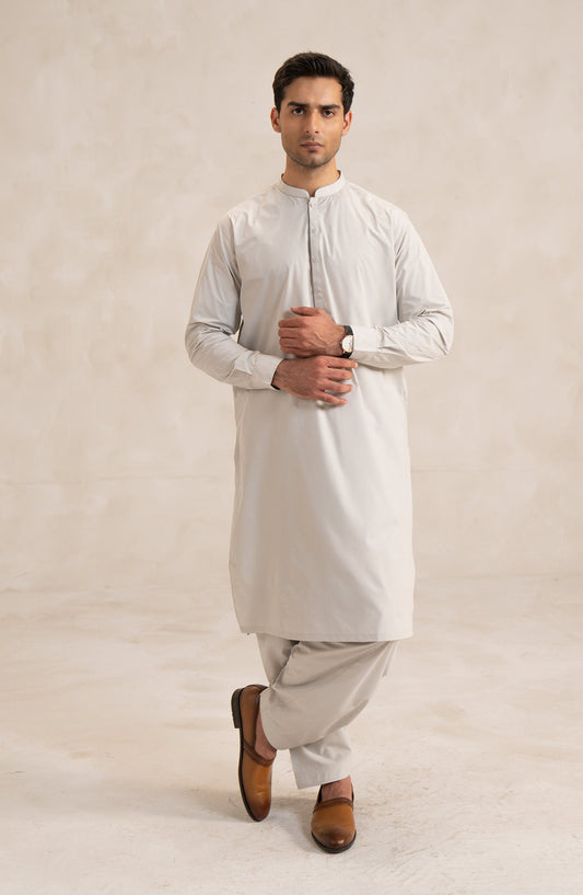Men's Band Collar Suit - SMS803225