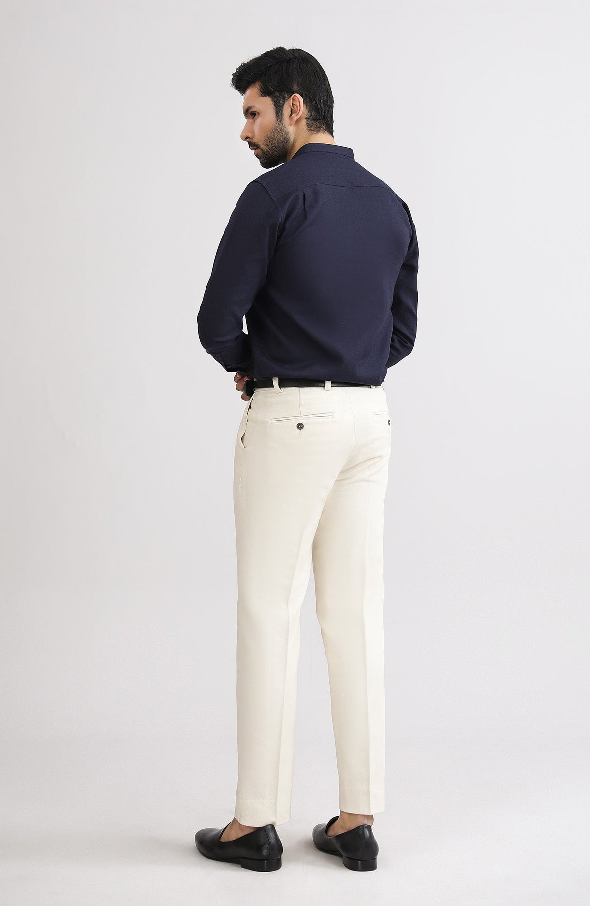 Band Collar Shirt - SMSH202A425