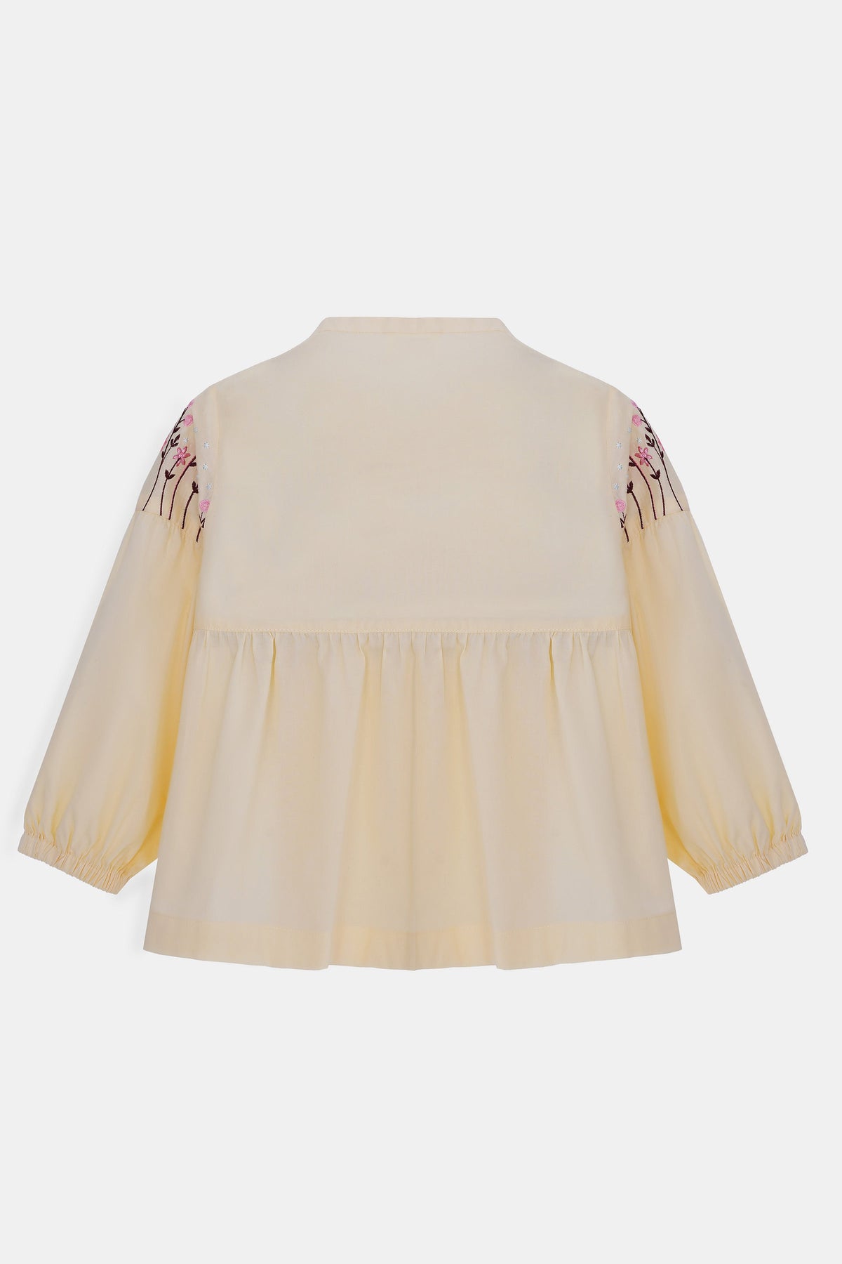 Dyed & Embroidered Blouse - TGBL-301426