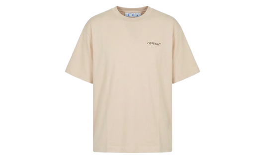 Logo-Print Cotton T-Shirt "Beige" 44OWOS26T077272