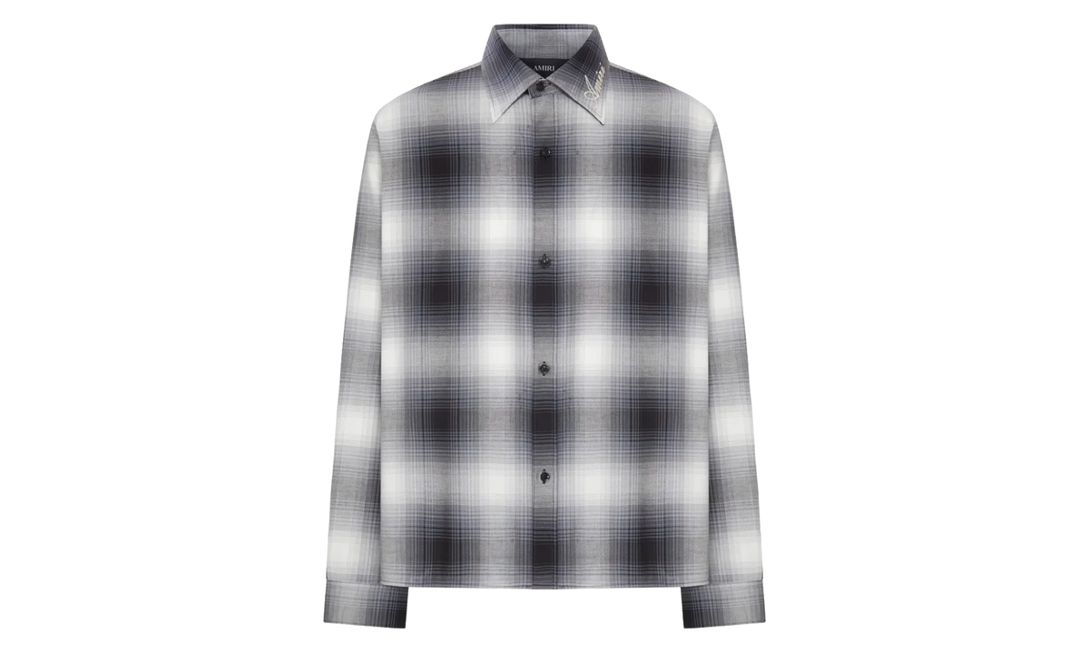 Flannel Oversized Shirt "Black" AM426SH064 0002