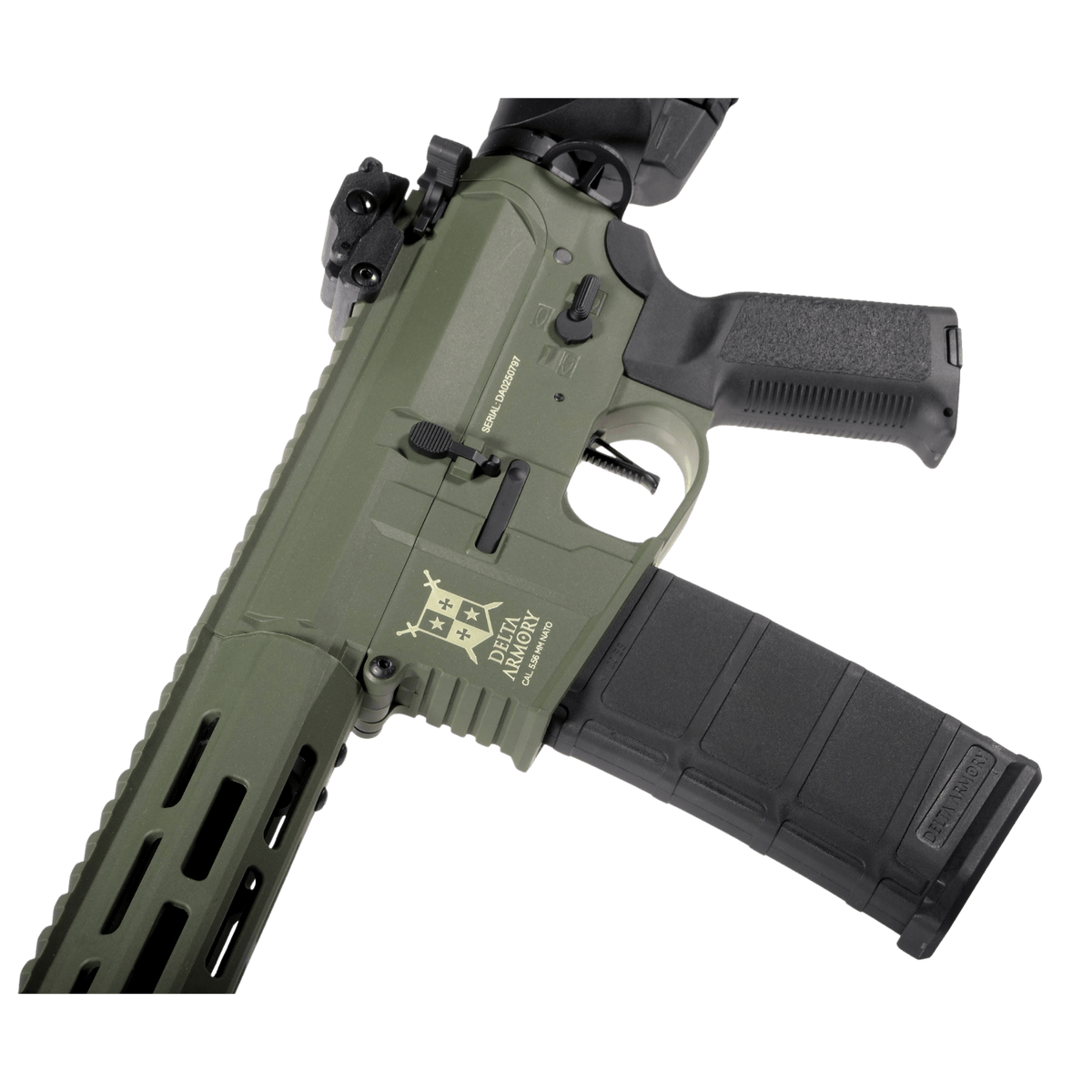 Delta Armory M4 AR15 M-LOK SilentOps 8'' Charlie HAKİ Airsoft Tüfek