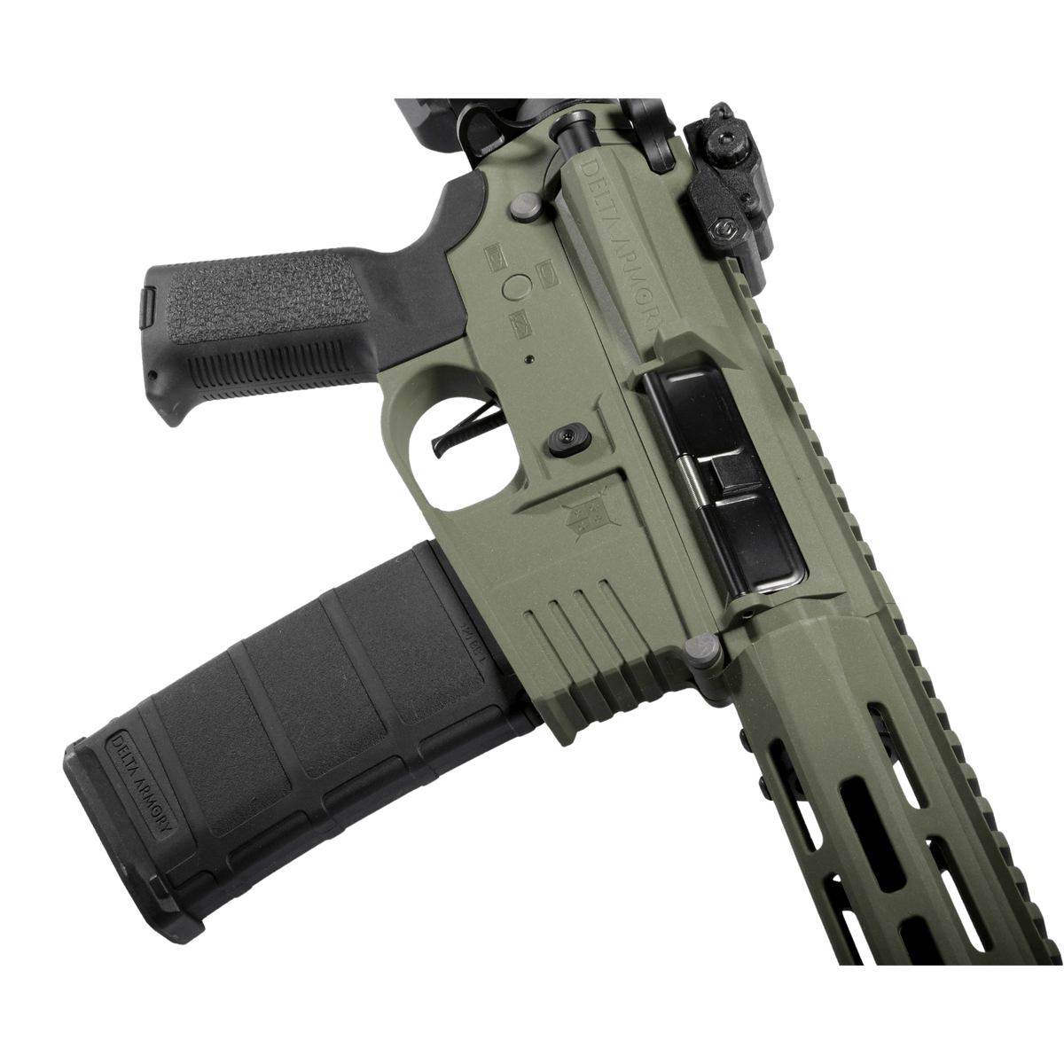 Delta Armory M4 AR15 M-LOK SilentOps 8'' Charlie HAKİ Airsoft Tüfek