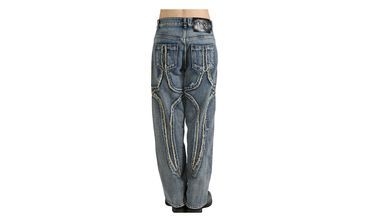 Tribal Denim Pants "Blue" TC23PT0701