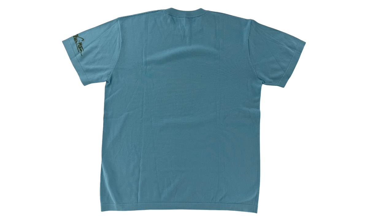 Dog Embroidery Knit Tee "Blue" 516E57EA