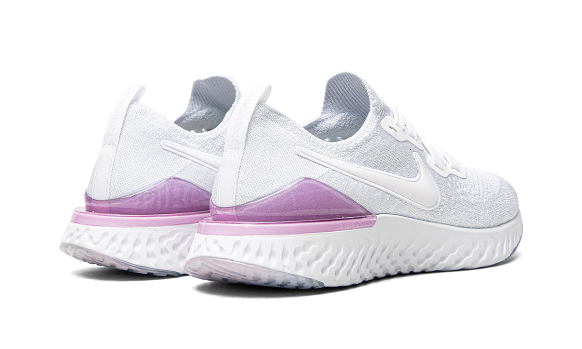 EPIC REACT FLYKNIT 2 MNS WMNS "White / White-Pink Foam" BQ8927 101