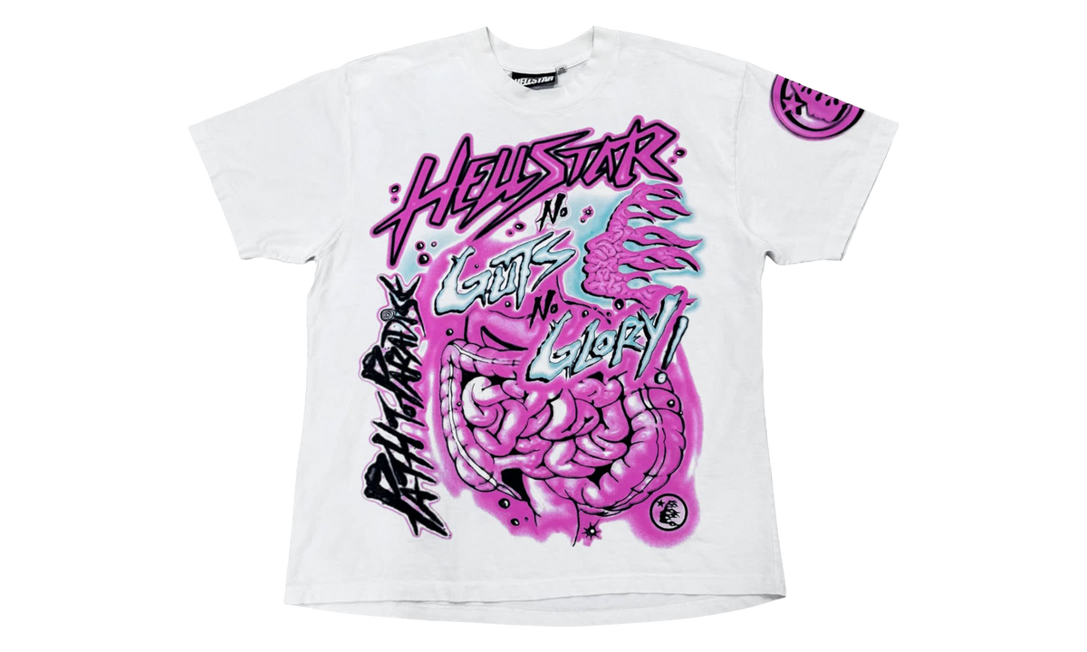 No Guts No Glory T-Shirt "White" HSR413
