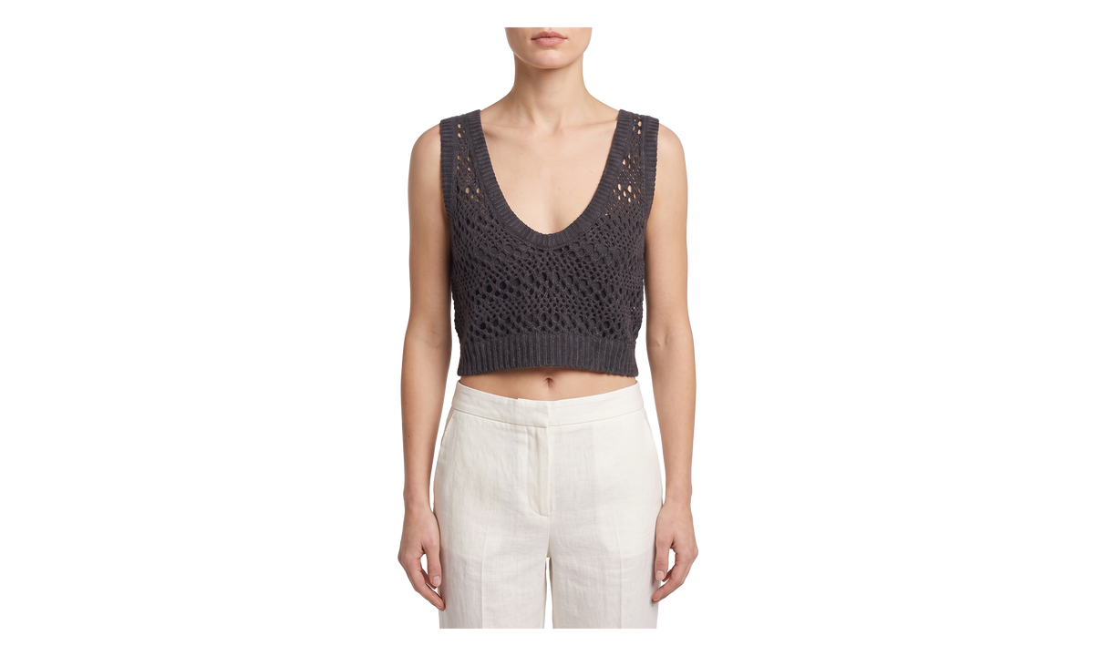Linen Silk Tank WMNS "Dark Grey" BRUN2479