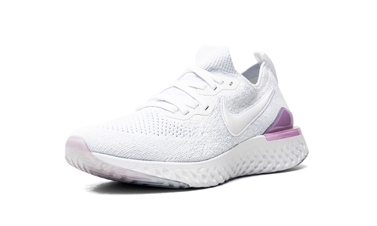 EPIC REACT FLYKNIT 2 MNS WMNS "White / White-Pink Foam" BQ8927 101
