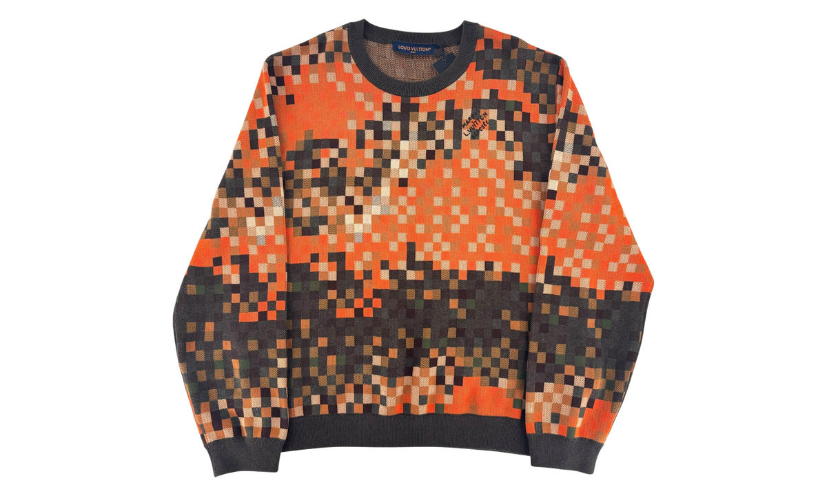 Damoflage Cotton Jacquard Pullover "Orange" RM242M OY8 HRN72W