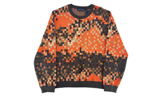 Damoflage Cotton Jacquard Pullover "Orange" RM242M OY8 HRN72W