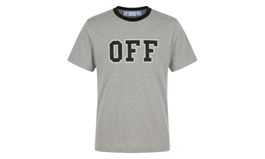 Logo-Print Ringer T-Shirt "Heather Grey" 44OWOS26T083030