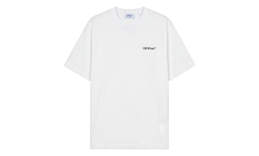 Arrows-Print Cotton T-Shirt "White" 44OWOS26T082100