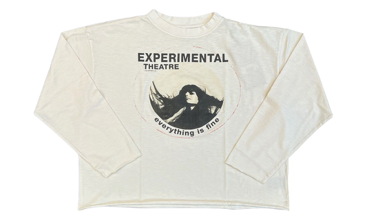 Everything Is Fine Long-Sleeve Tee "Cream" AST043