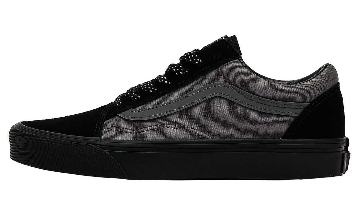 Old Skool GS "Logo Pop Grey Reflective Silver Blac" VN000ECUQPT
