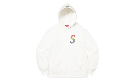 Swarovski S Logo Hooded Sweatshirt "White" SU28688