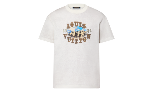 Western Graphic T-Shirt "Milky White" 1AFWUR