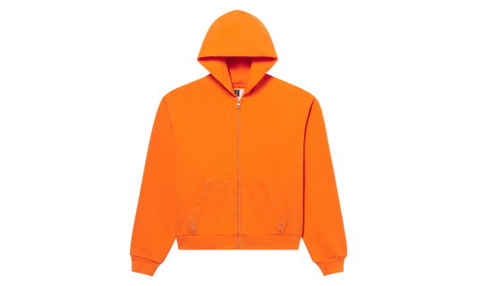 Overprint Zip Hoodie "Tangerine" SP5der657
