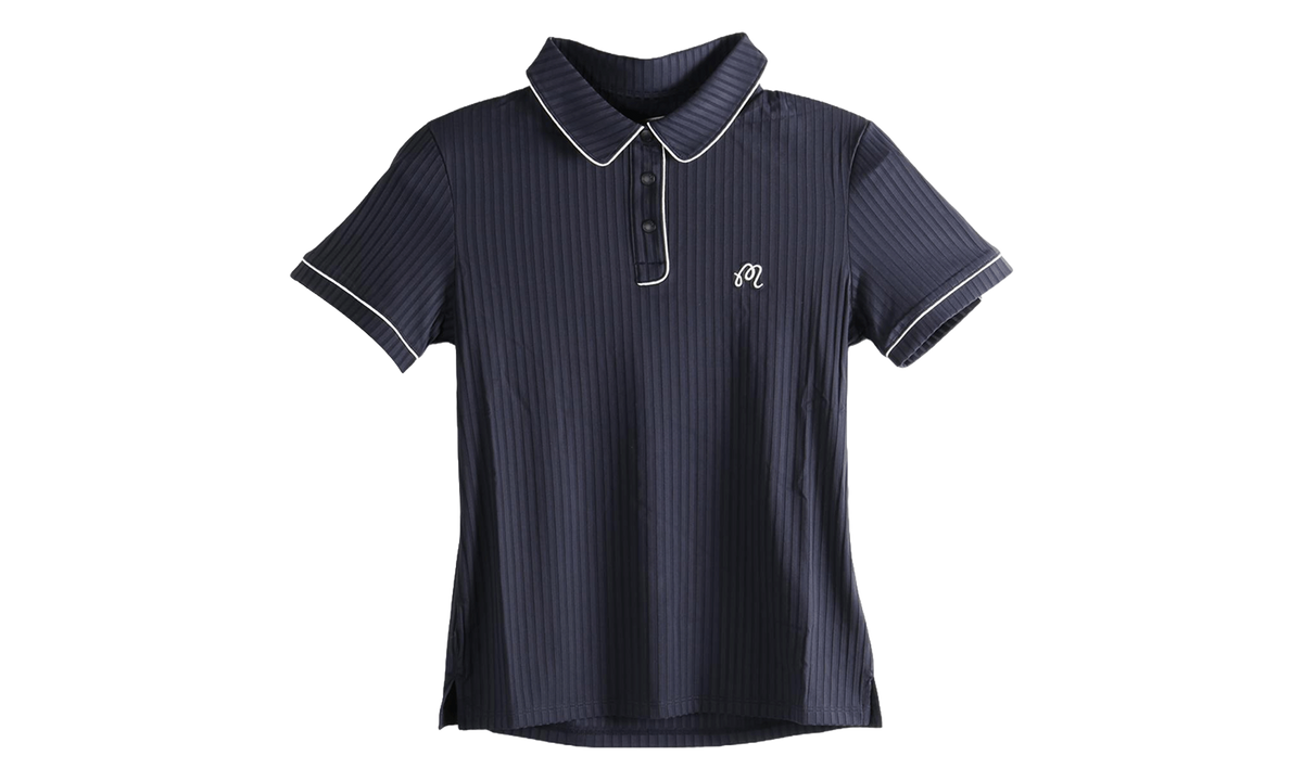 Anna Polo Shirt WMNS "Black / Ivory" MW 0086 BLK IVY