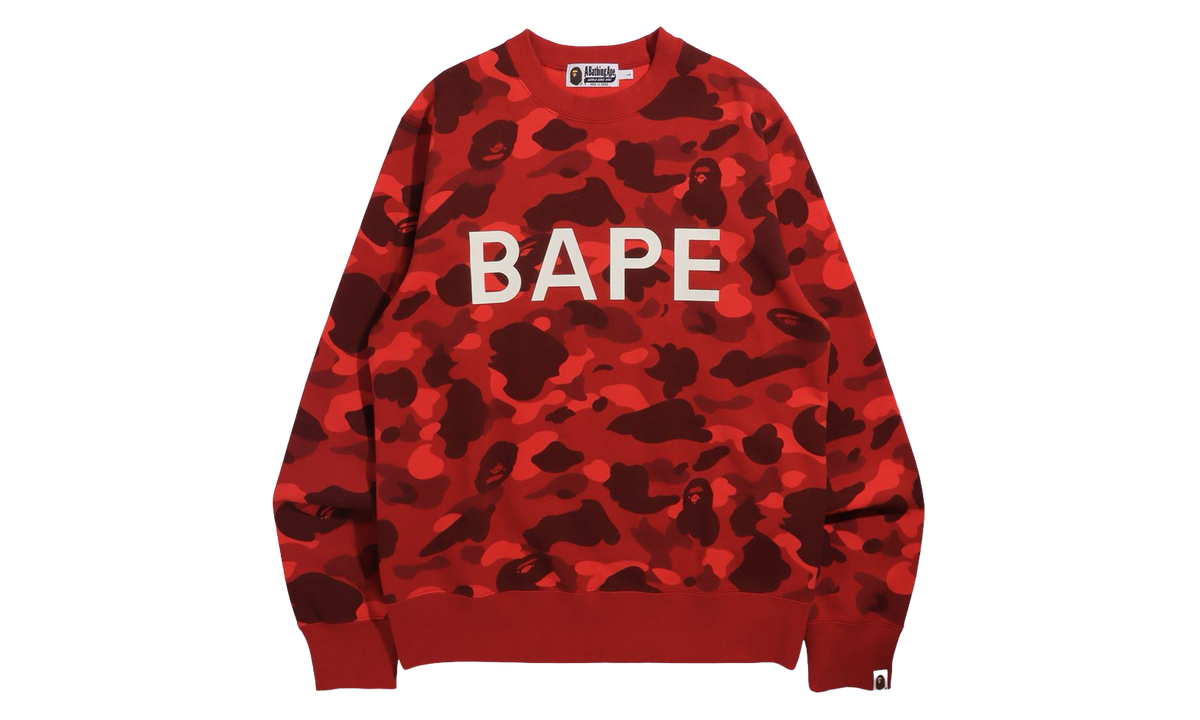 Color Camo Crewneck (FW21) "Red" H78P2765
