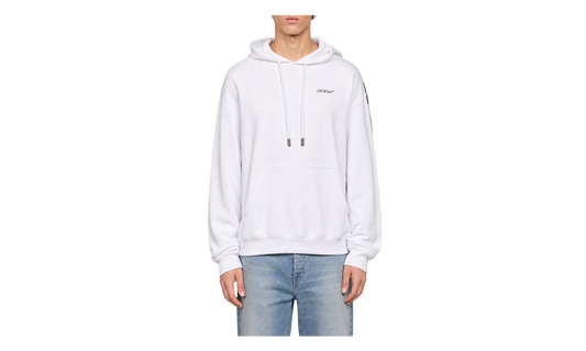 Cotton Hooded Sweater "White" 44MBB085G5F00K100
