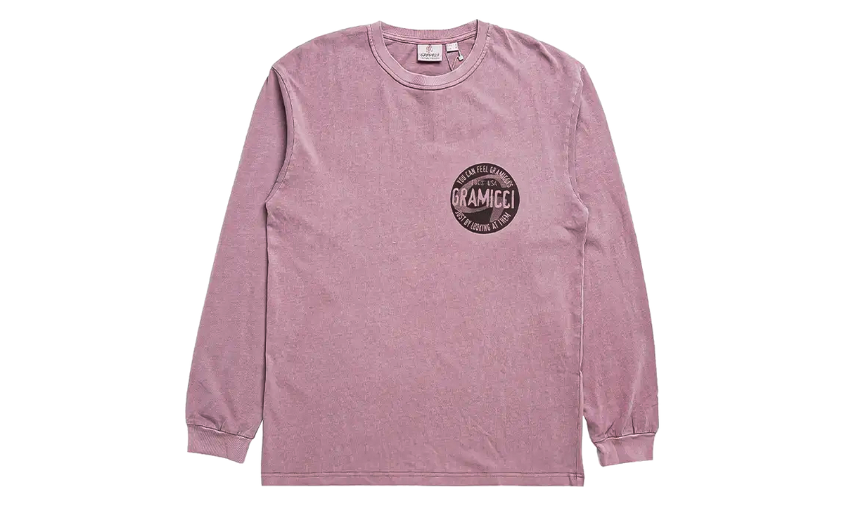 Icon Long-Sleeve Tee "Lilac Pigment Dyed" G6FM T102 GM523