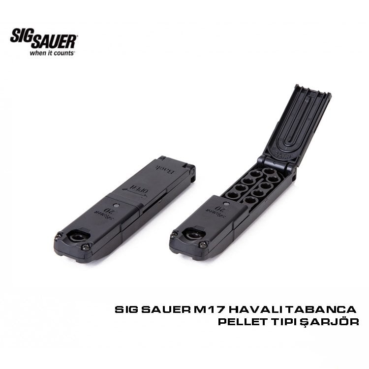 SIG Sauer M17 4.5mm HAVALI TABANCA Şarjörü 20Pellet
