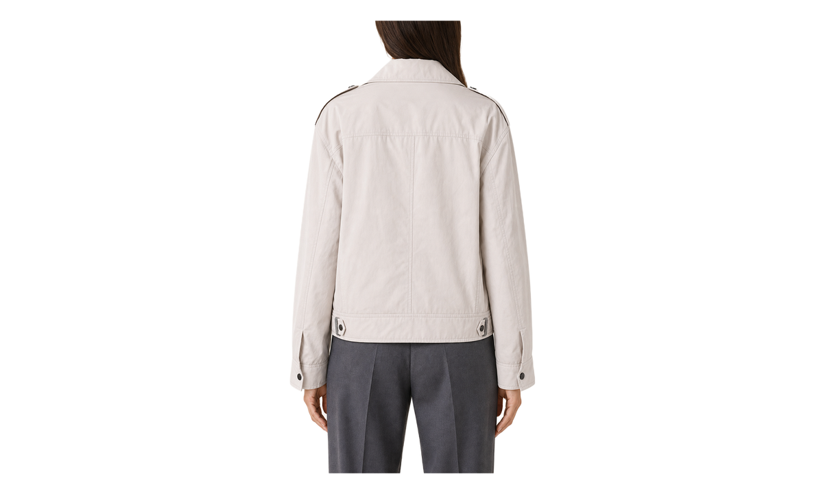 Biker Jacket WMNS "Off White" BRUN2556