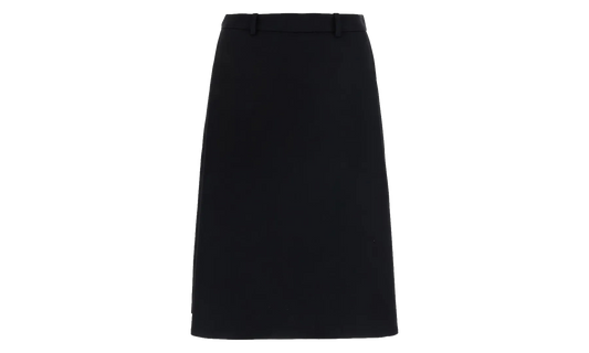 Folded Midi Skort Skirts WMNS "Black" A009OI TSU22 1000