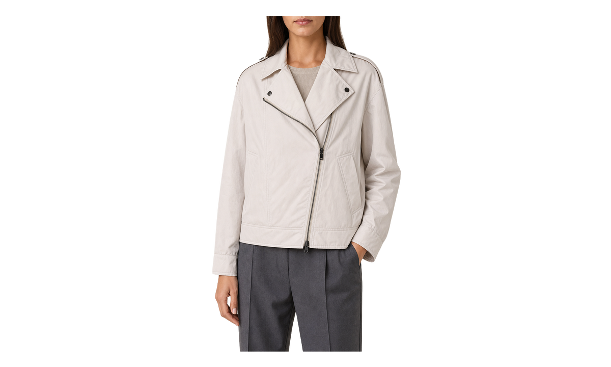 Biker Jacket WMNS "Off White" BRUN2556