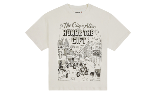 The City Is Alive Tee "Bone" HTG260312030 BONE
