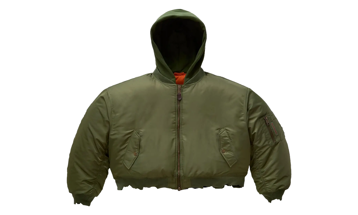 Hooded Bomber Jacket "Army Green" GV073