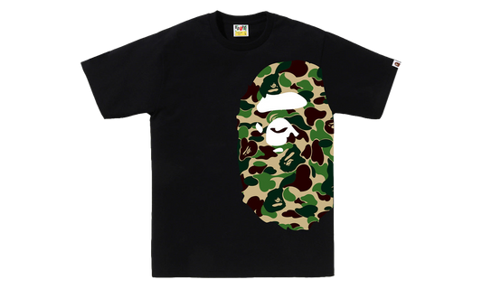 ABC Camo Side Big Ape Head SS Tee "Black/Green" 0ZXTEM006101Q