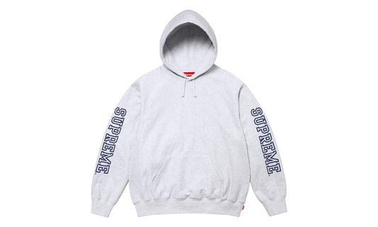 Collegiate Sleeve Hooded Sweatshirt "Ash Grey" SU28695