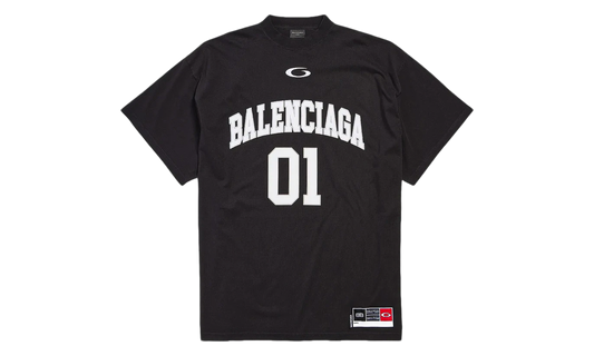 01 Basketball Series T-Shirt "Black / White" 787349 TRVW9 1055