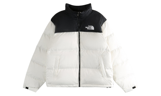 1996 Retro Nuptse Jacket "White Dune / TNF Black" NF0A3C8DGOM1